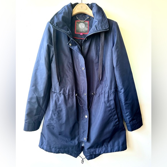 Vince Camuto Jackets & Blazers - EUC Vince Camuto Parka Rain Coat, Navy, size S